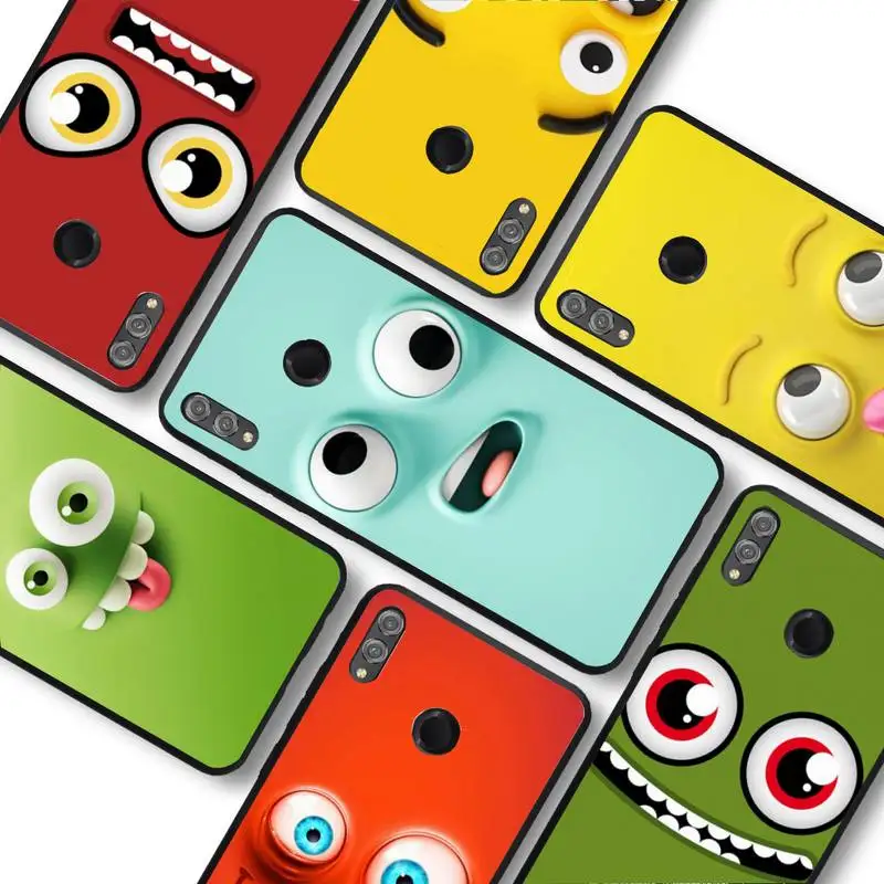 

Art Funny Faces Phone Case for Samsung A51 A30s A52 A71 A12 for Huawei Honor 10i for OPPO vivo Y11 cover