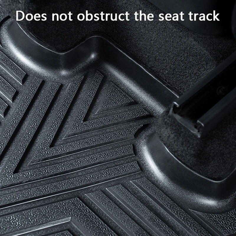 For 2021 Tesla Model 3 Car Waterproof non-slip Floor Mat TPE Modified Accessories Fully Surrounded Special Foot Pad 3Pcs/Set | Автомобили