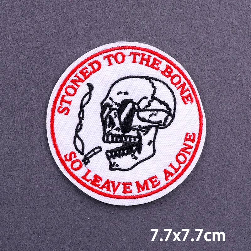 Термоклейкие патчи на одежду термоклейкая аппликация с вышивкой в стиле панк-рок