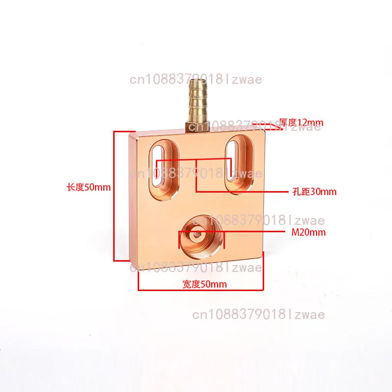 1 шт. водяная пластина EDM (60x60,50x50) установка направляющей для проволоки из алюминиевого сплава для машины для резки проволоки средней скорости RUIJUN