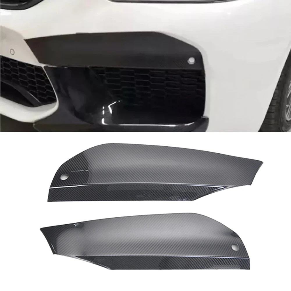 

2 шт., передний бампер из углеродного волокна для BMW F90 M5 2018-2022