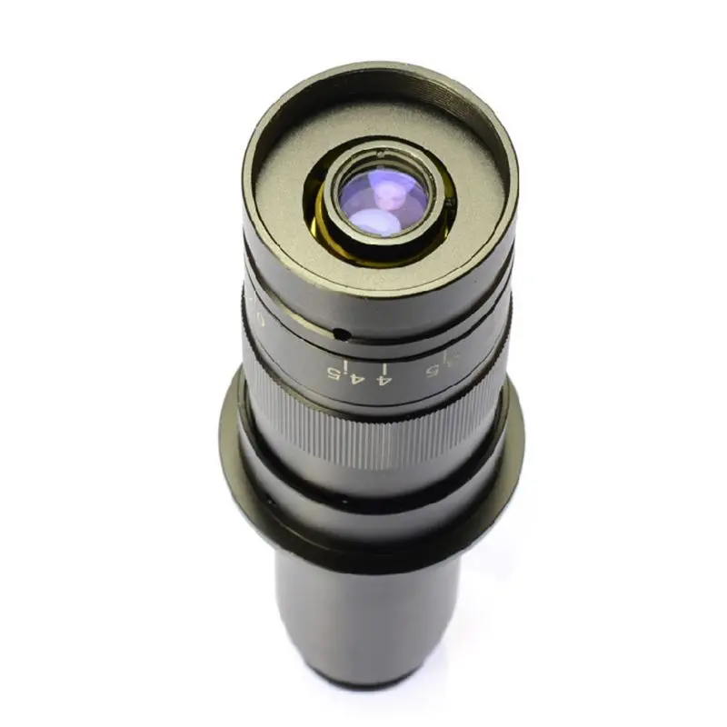 

C-mount Lens 120X 180X 300X Zoom Adjustable 0.7X-4.5X Magnification High Definition for USB Industry Microscope 367D