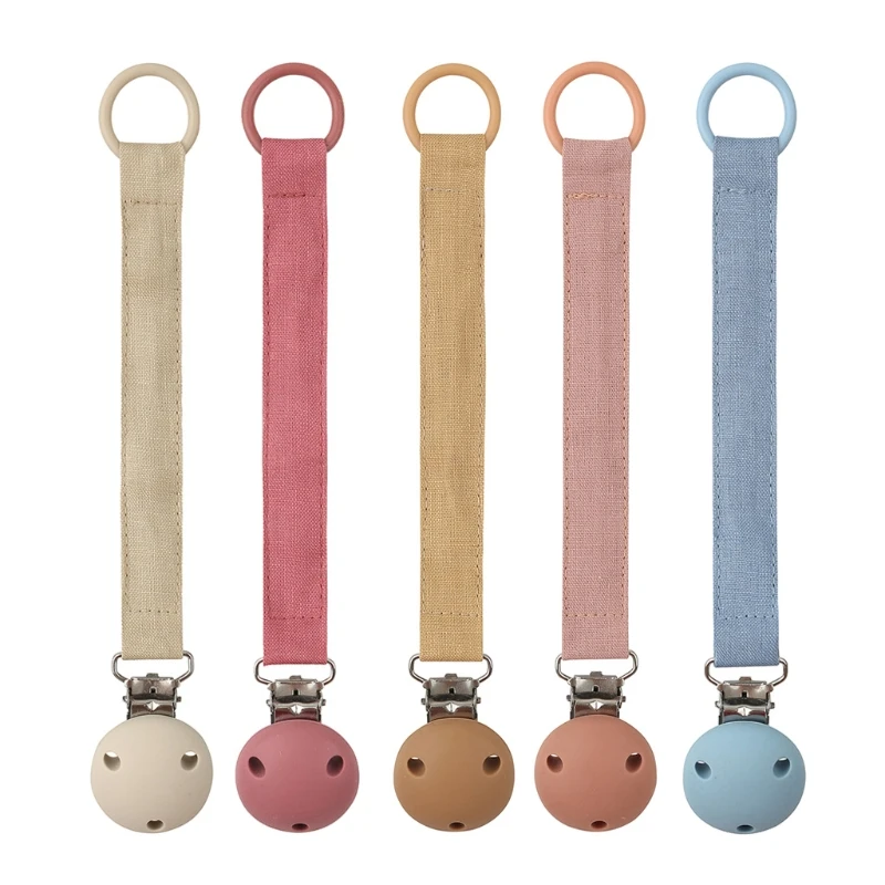 

Baby Teether Pacifier Chain Dummy Nipple Soother Leash Strap Pacifier Clip Chain