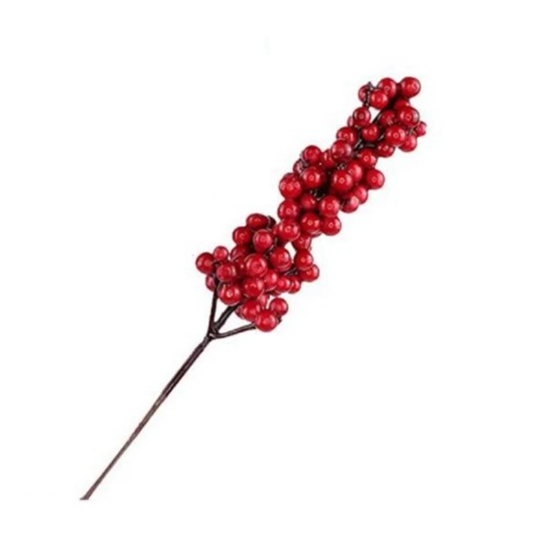 

20Pcs Artificial Red Berries Easter Shrub Branches With Red Berries Autumn Branches Christmas Picks Branch Berries