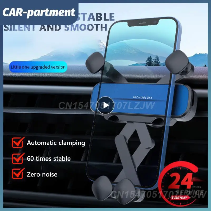 

Black Car Smartphones Rack Silver Long Service Life Gravity Car Phone Holder Portable Car Gps Support Car Accessories Blue Red