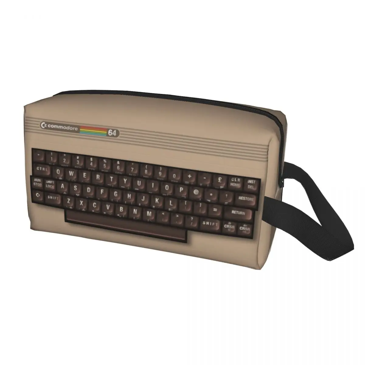 

Fashion Commodore 64 Travel Toiletry Bag Women Multimedia C64 Amiga Computer Makeup Cosmetic Bag Beauty Storage Dopp Kit