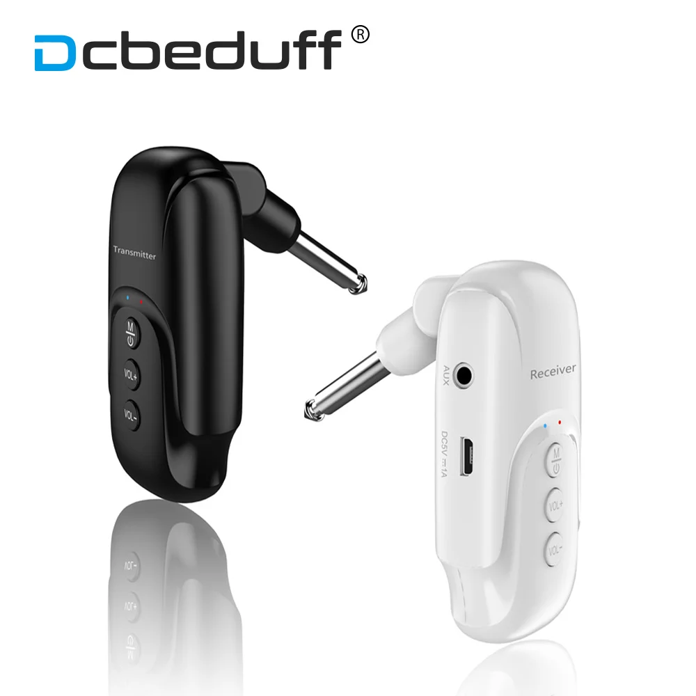 

Беспроводная гитарная система, передатчик, приемник, Встроенный перезаряжаемый для электрогитары, передатчик для электрической гитары, ба...