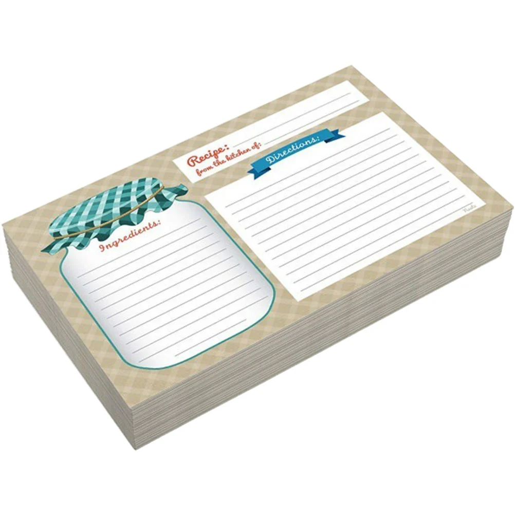 

Recipe Note Cooking Blank Diet Gift Kitchen Message Menu Notecards Bridal Decorative Restaurant Essentials Dietary Weddings