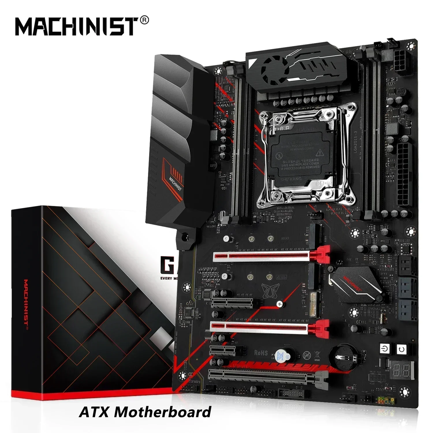Материнская плата MACHINIST X99 MR9A PRO MAX с поддержкой процессора LGA 2011-3 Intel Xeon E5 V3 и V4