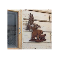 hot selling decorative wall panel bears give the interior of apartments and offices dynamics and expression craft wood