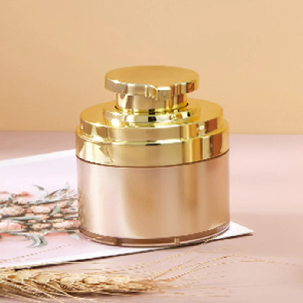 

2 Pcs Vacuum Cream Jar Eye Makeup Travel Containers Butter Acrylic Pump Skin Care Moisturizer