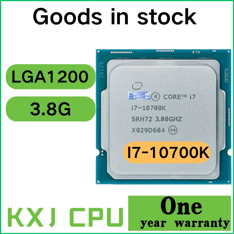 

Intel NEW Core i7-10700K i7 10700K 3.8GHz Eight-Core 16-Thread CPU Processor L2=2M L3=16M 125W LGA 1200 DDR4 Desktop Processador