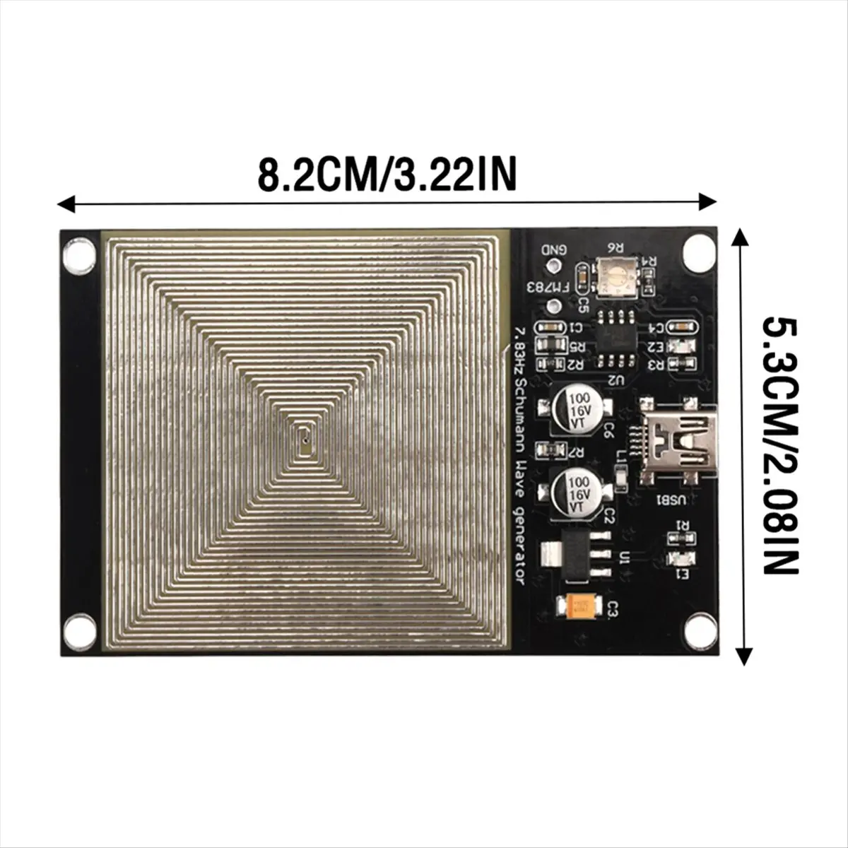 Фото Y31A FM783 5V 0.1A 7.83HZ Мини USB-генератор резонансных волн, комплект генератора сверхнизких частот с USB-кабелем питания №1
