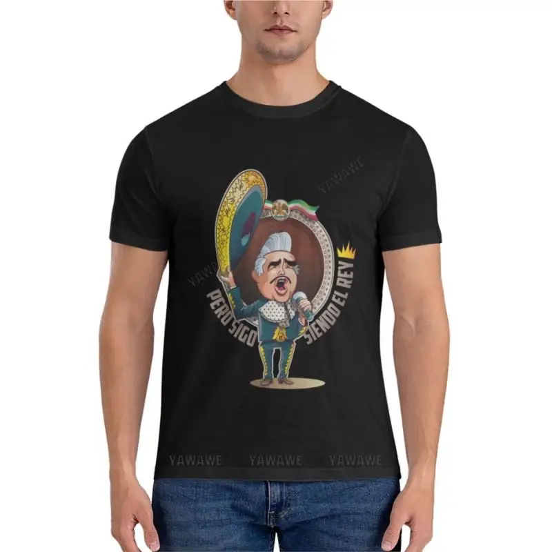 Футболка мужская хлопковая, свободный крой, топ Vicente fernanбаза El Rey, летняя футболка для мальчиков