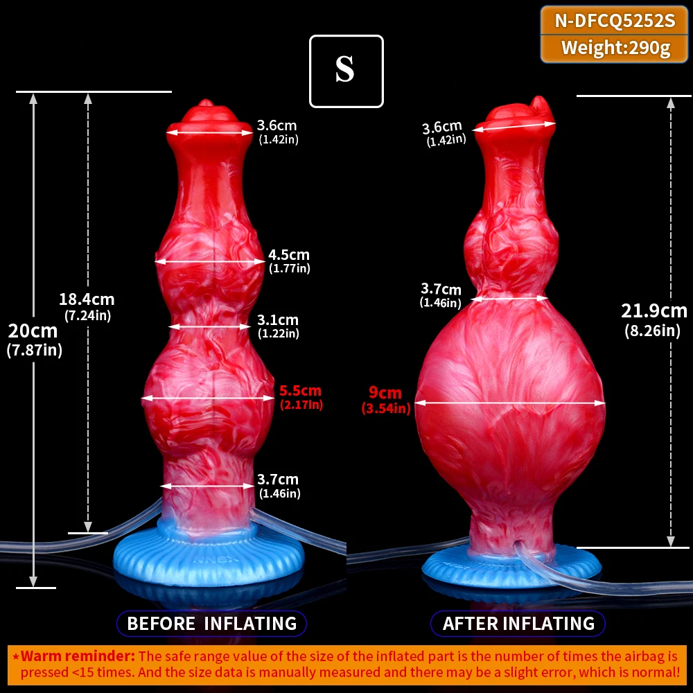 SMMQ большой собачий узел анальная пробка надувной сквирт пенис стимуляция точки G