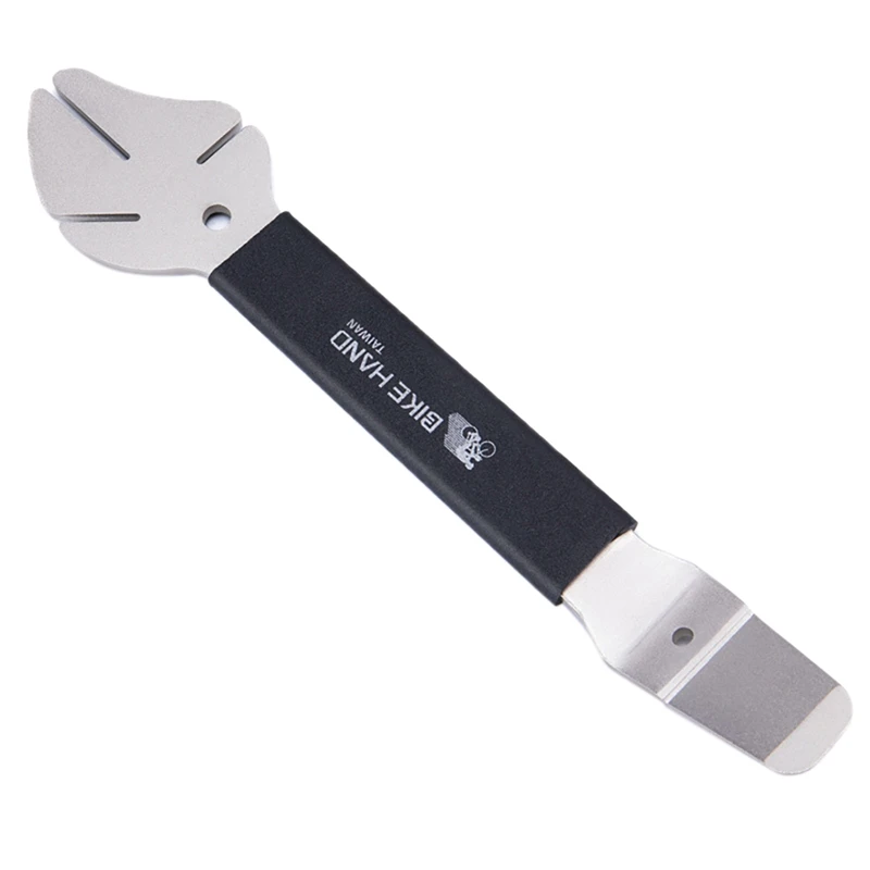 

BIKE HAND Bicycle Brake Rotor Tool Bike Disc Rotor Truing Wrench Bicycle Brake Disc Adjustor And Brake Pad Split Seperate Tool