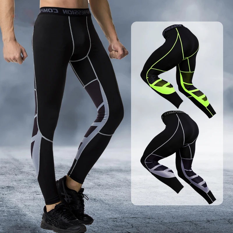

Compression Pants Men Training Fitness Sports Running Tights Gym Jogging Pants Male Trousers Sportswear Workout Running Leggings