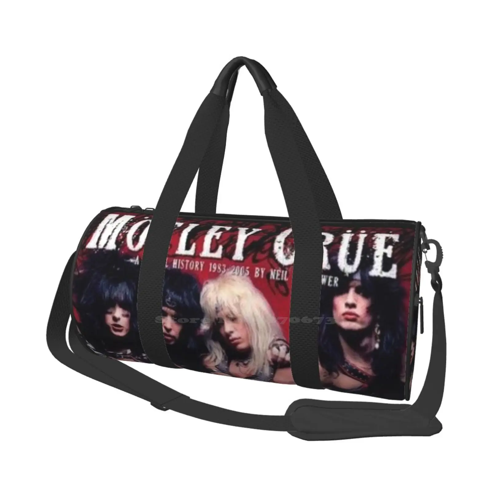 

Collection Shoulder Bag Shopping Storage Bags Satchel Men Women Band Music 80S Metal Vintage Crue Motley Nikki Sixx Retro Hard