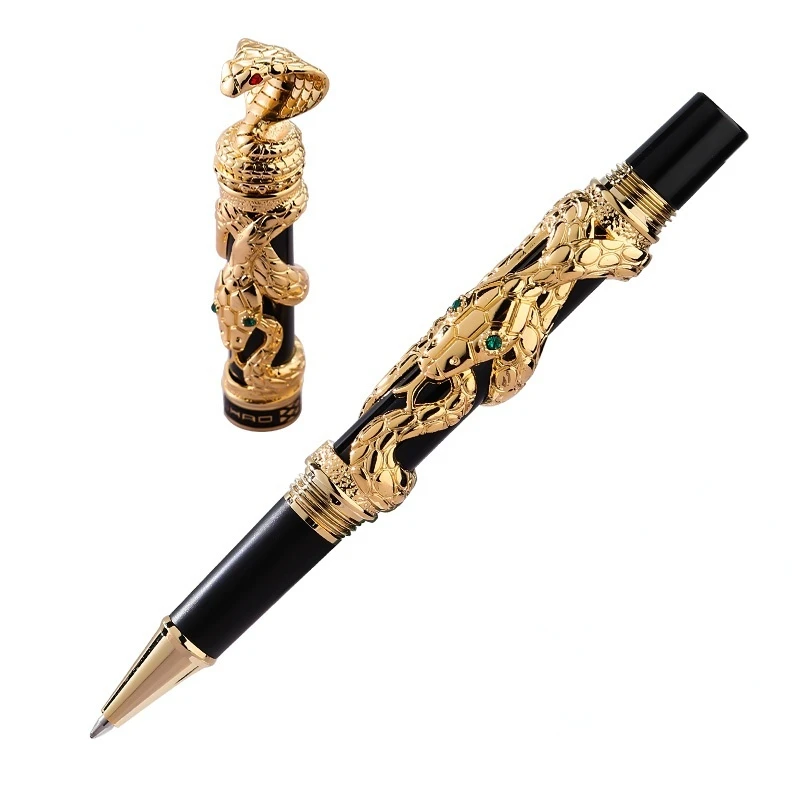 

JinHao snake pen metal ball pen men's office business upscale high-end gift box carbon pen water pen ball pen