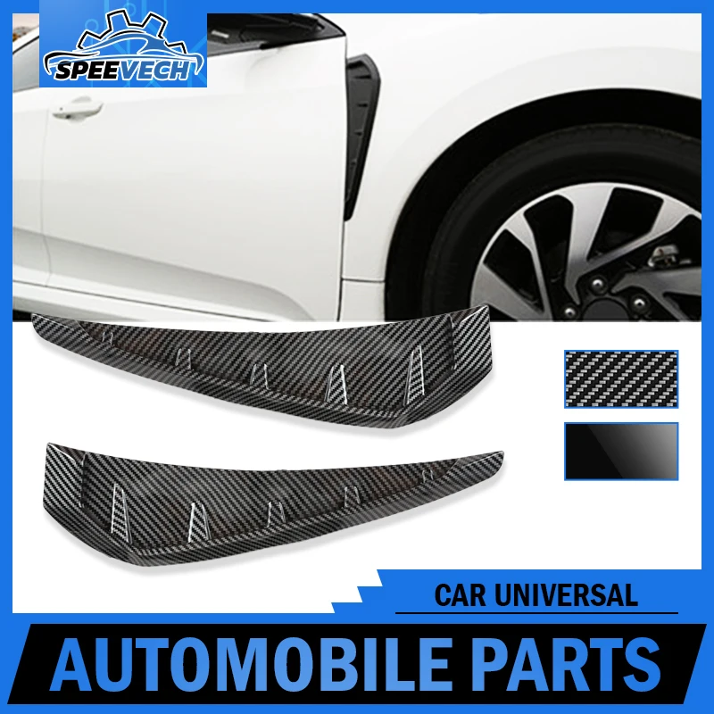 

Универсальная модификация автомобиля, края крыла, поддельные наклейки на вентиляционное отверстие для Honda Civic FC 2022 2021 2020 2019 2018 2017