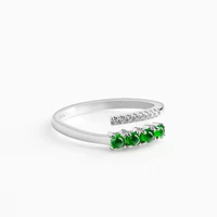 burmese jade rings emerald green women talismans stone charm fashion designer gifts jadeite natural amulets 925 silver jewelry