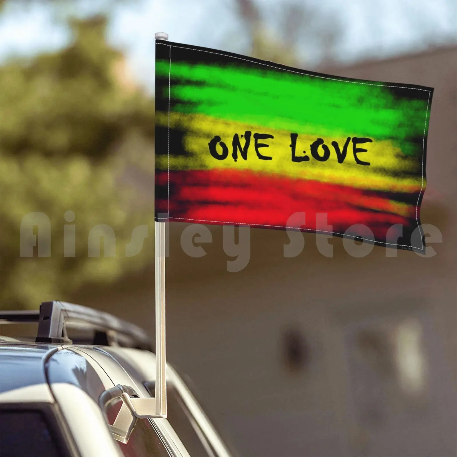 Флаг Автомобильный флаг One Love 1620 Peace Rasta Phish Hip Hop Regae новая популярная летняя музыка