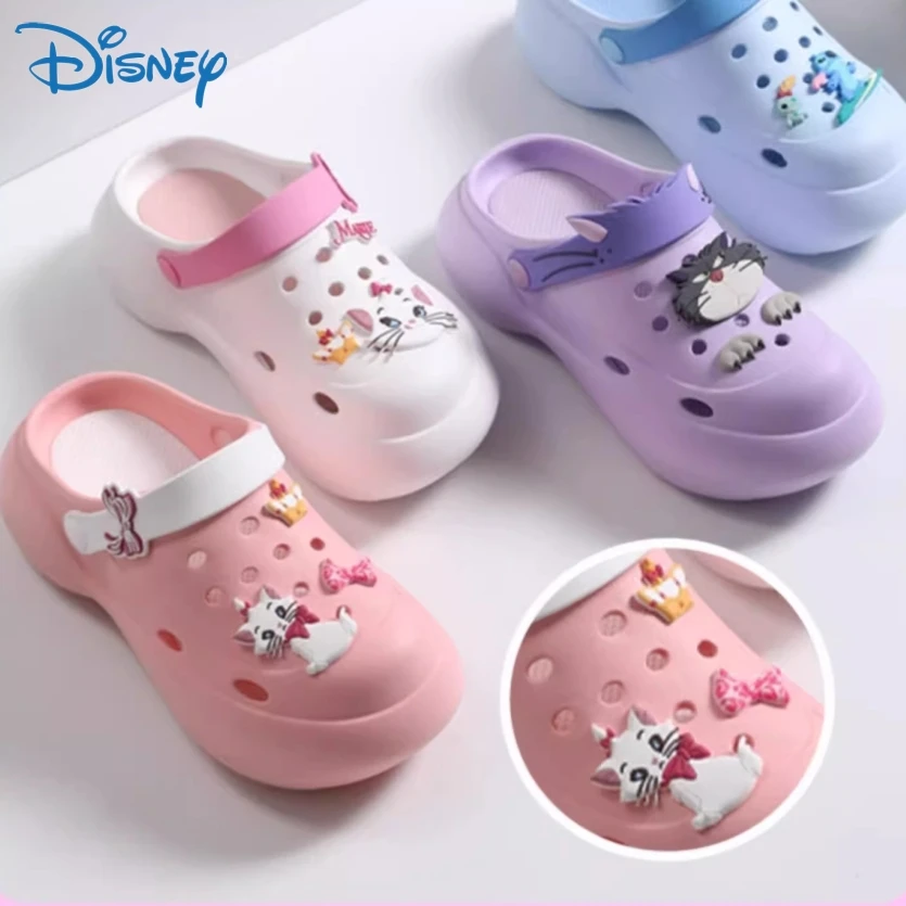 Шлепанцы Disney Kawaii шитье серия фигурка светящиеся для улицы крутые тапочки
