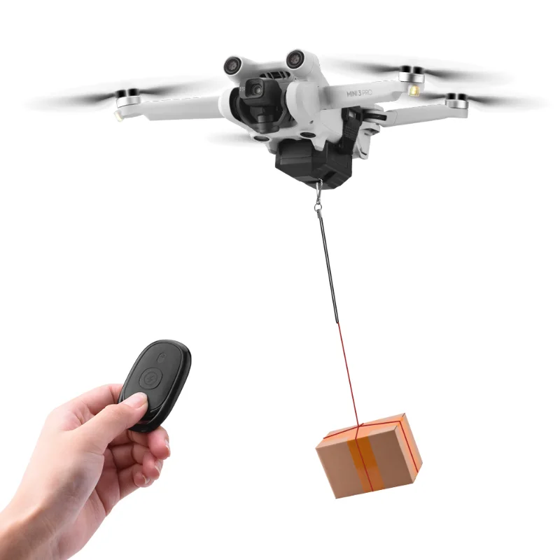Drone Thrower Delivery System for DJI Mavic 3/2 Pro Zoom/AIR 2/2S/Mini 2/Mini 3 Pro Fishing Bait Wedding Ring Gift Thrower