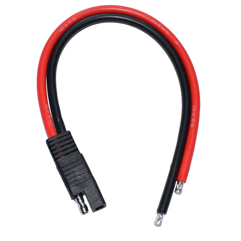 Фото Удлинительный кабель SAE-SAE 10AWG для автомобиля, кабель-удлинитель для солнечной панели, вилка SAE, сделай сам №1