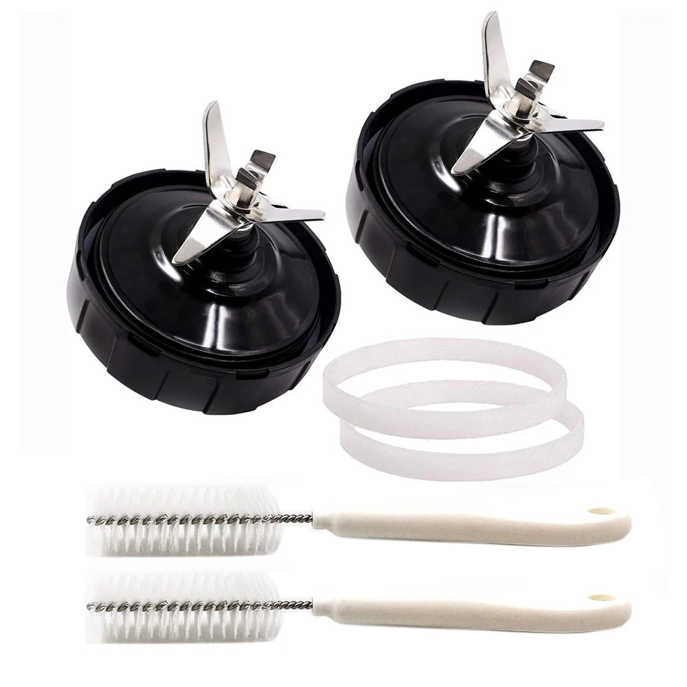 

2Pcs 7 FINS Extractor Blades Replacement Part Bottom Blade for Nutri Ninja Auto IQ BL642 NN102 BL2013