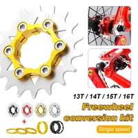single speed conversion kit 13t 14t 15t 16t single speed cassette cog mtb road bike sprocket for 7 10 speed cassettes chains