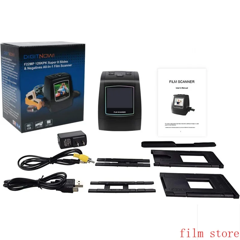 DIGITNOW 22MP All-in-1 Film &amp Slide сканер преобразует 35 мм 135 110 126 и Super 8