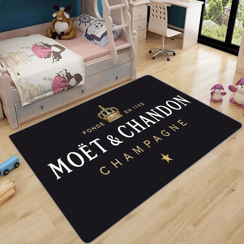 

Bath Mats Moet Champagne Kitchen Mat Entrance Doormat Door Carpet Foot Bathroom Room Floor Hallway Bedside Rugs Living Carpets