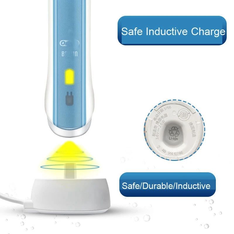 

Electric Charger Compatible For Oral B Series Electric Toothbrush Inductive Charging Base Adapter