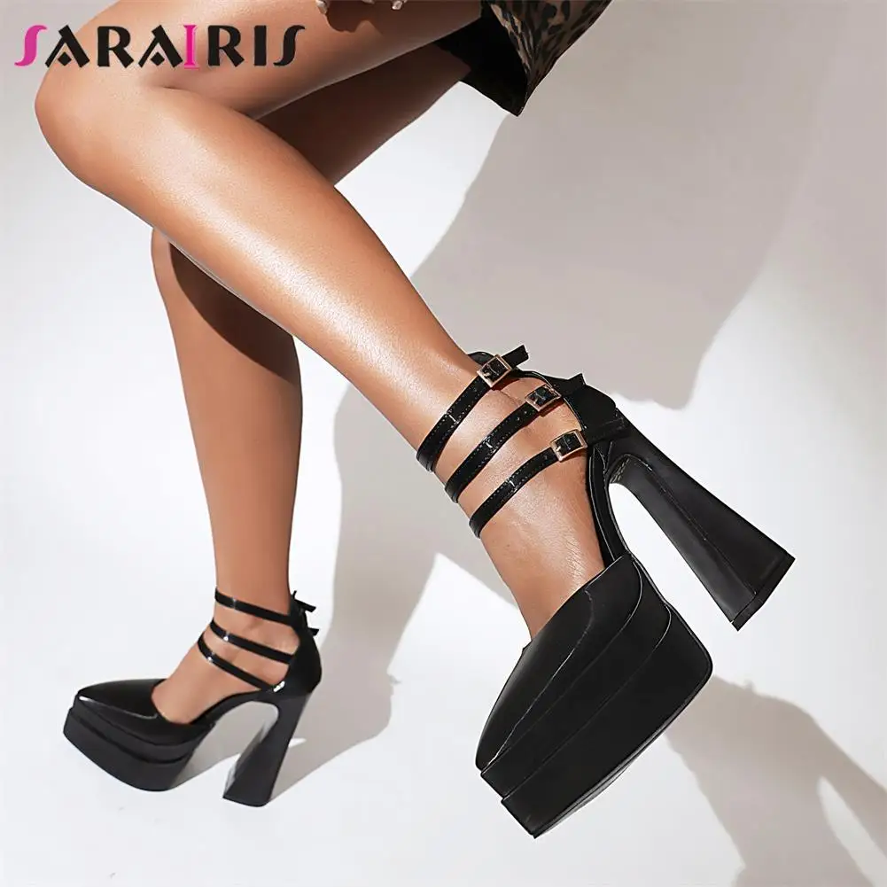 

Big Size 43 Brand New 2022 Summer Ladies Pumps Platform Pointed Toe High Heels Autumn Sexy Dress Party Pumps Women Shoes Woman