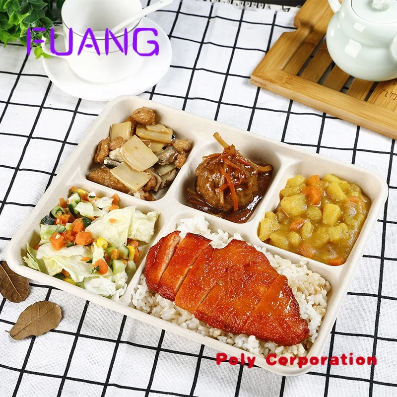 Paper Food Container White Lid Paper Lunch Box Custom Take Out Container Food Box Paper