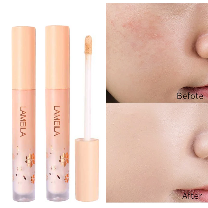 

1PCS Liquid Foundation Concealer 3 Colors Clear Docile Invisible Pores Waterproof Oil Control Moisturizing To Create Nude Makeup