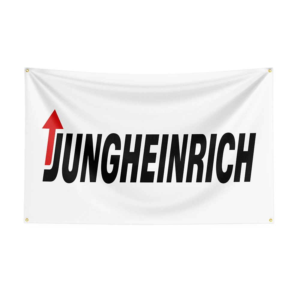 

3x5 Jungheinrich Flag Polyester Printed Excavator Banner For Decor