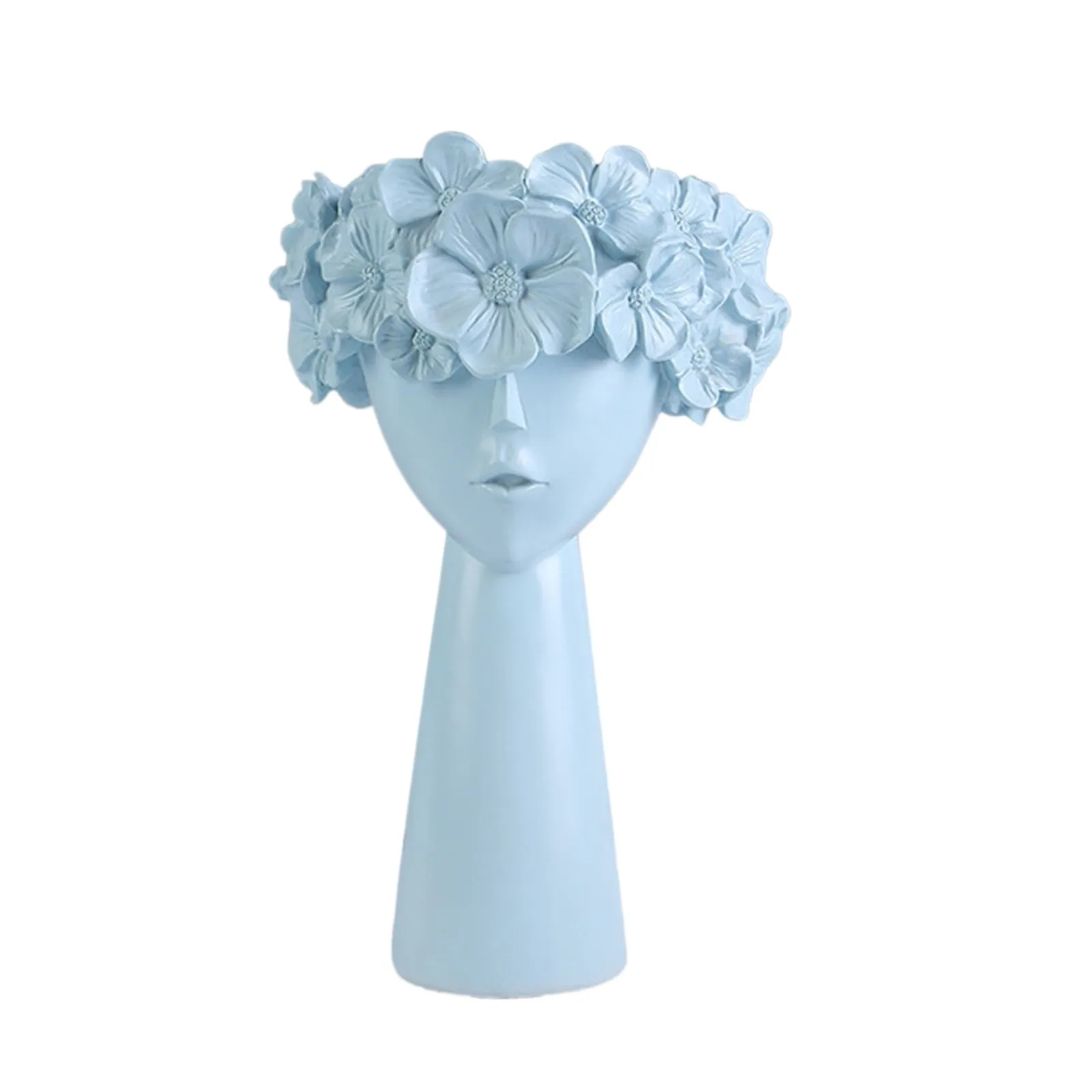 

Box Crown Head Doll Decor Storage Flower Nursery Planter Vase Wreath Girl Home Decor
