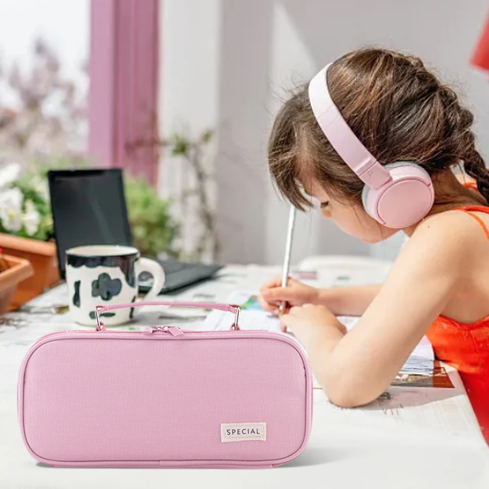 Сумка Для Фотографий Большой Емкости С Ручкой. Простой Дорожный Пенал.