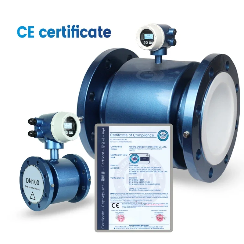 Магнальный расходомер DN150 Расходомер для домашней воды Цена Фланец Магнитный