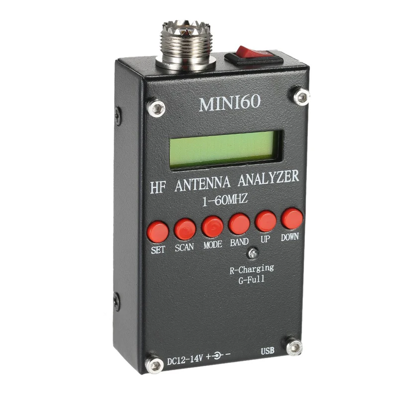 Новая версия анализатор антенны Mini60S Sark100 HF ANT SWR измеритель совместимый с Bluetooth -