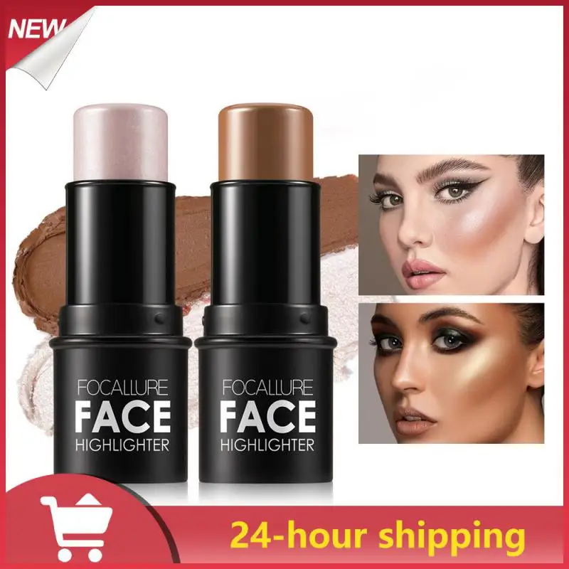 

FOCALLURE Waterproof Shimmer Face Bronzer Highlighters Glitter Corrector Contour Illuminator Stick Creamy Blush Makeup Cosmetics