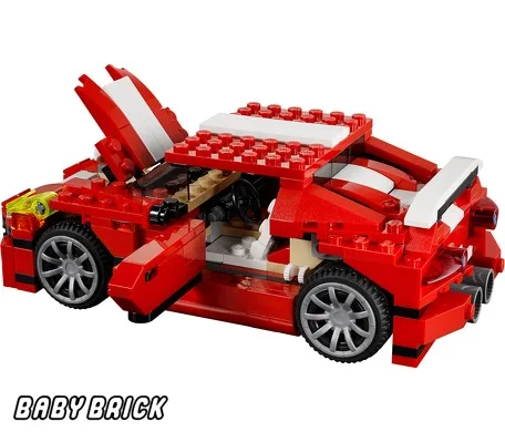 Конструктор Lego Creator 31024 Красный мощный автомобиль 8+ | Игрушки и хобби