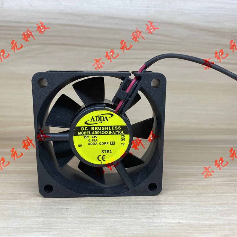 

ADDA AD0624XB-A71GL DC 24V 0.18A 60x60x25mm 2-Wire Server Cooling Fan