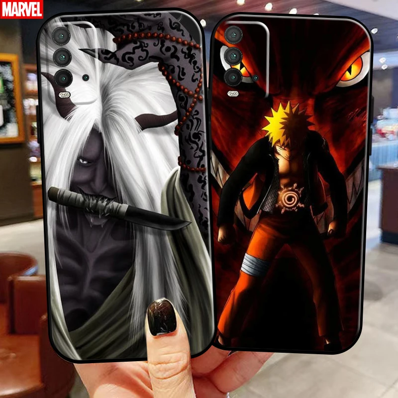 

Anime Naruto Akatsuki For Xiaomi Redmi 9T Phone Case Back Funda Black Silicone Cover Coque Soft