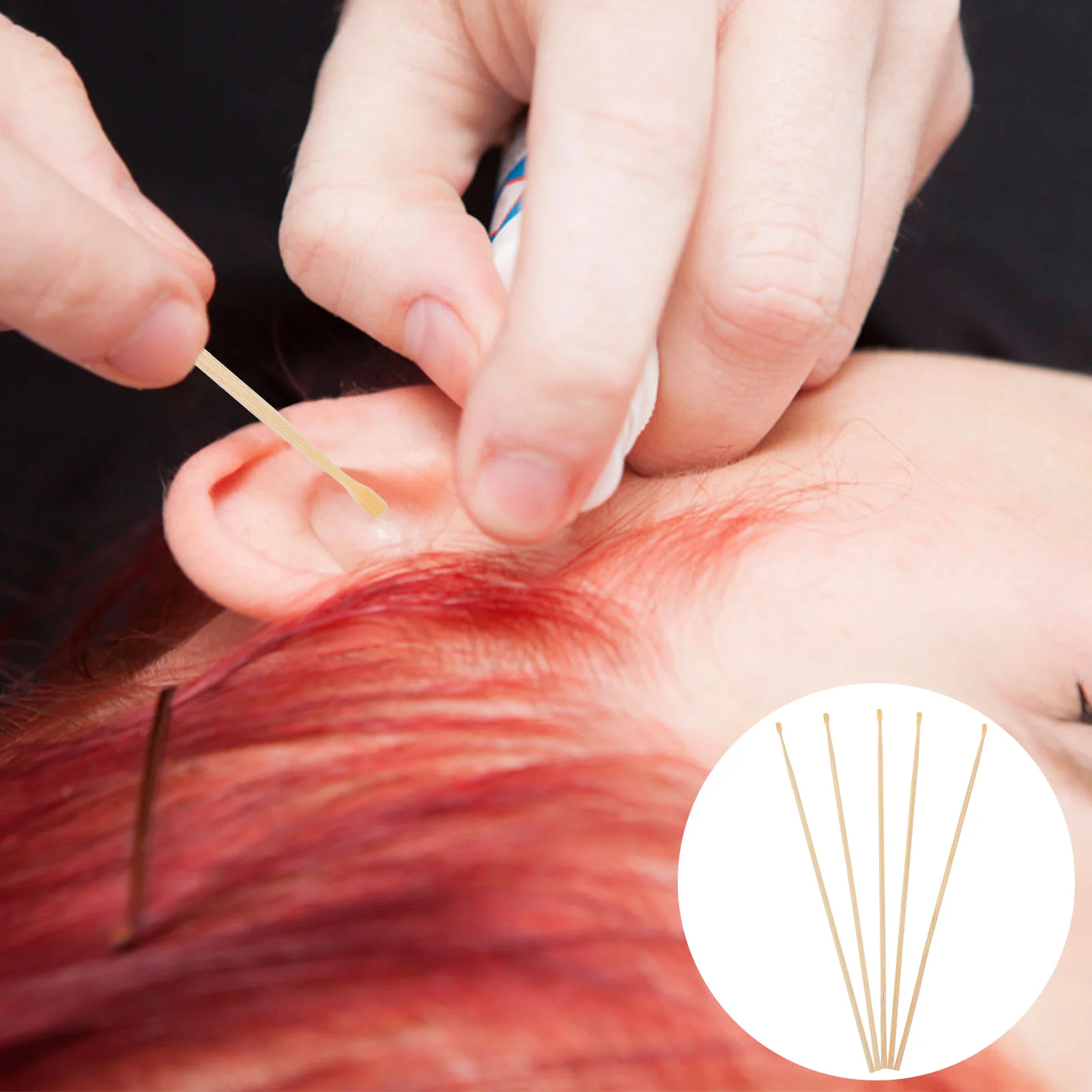 5 шт. деревянная ушная щипцы безопасная серска бамбуковая ложка очиститель