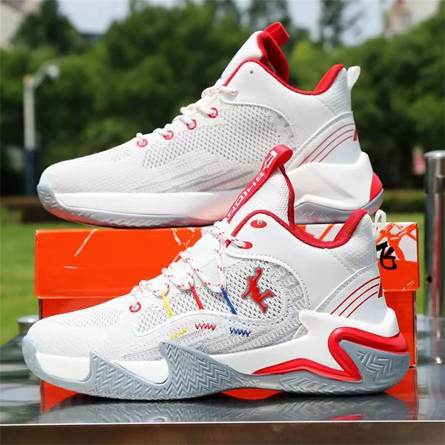 New Basketball Shoes Men Mesh Breathable Confortable Sport Shoes Unisex Men Women Athletic Basket Sneakers Non-slip Size 36-45