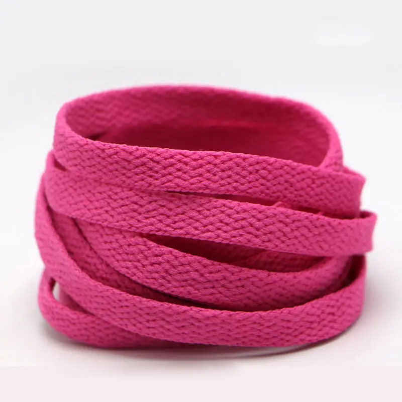 

Шнурки KKG розово-красные, плоские холщовые спортивные ботинки для баскетбола, для мужчин и женщин, синие, белые, в Корейском стиле