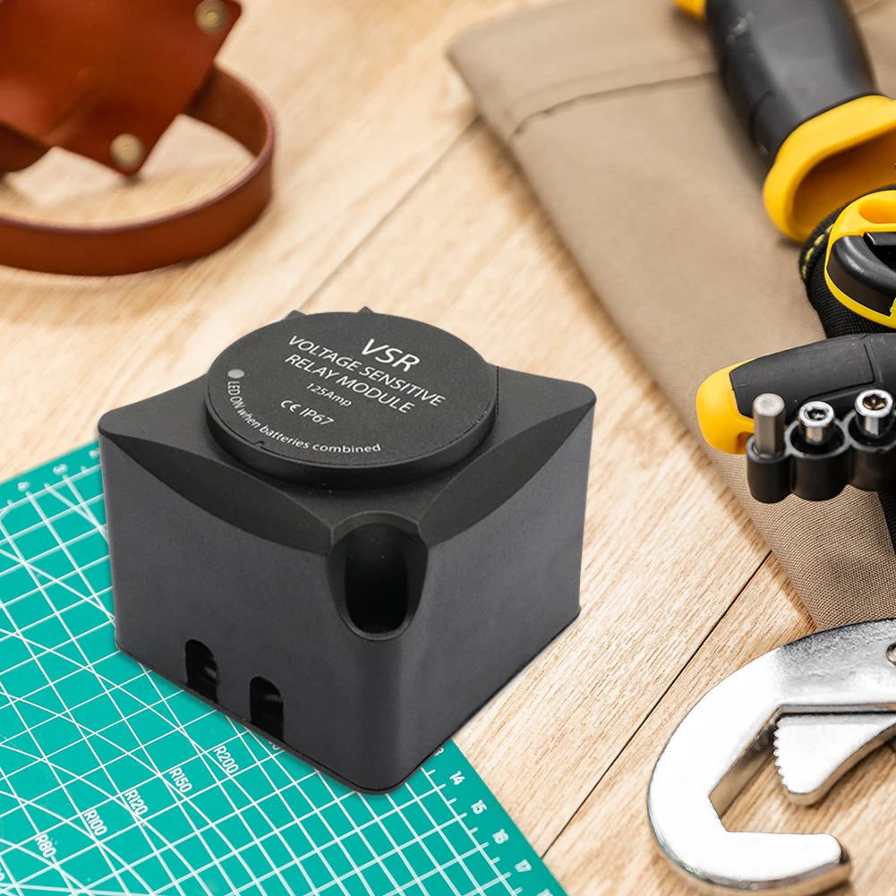 

Intelligent Voltage Sensitive Relay Dual Battery Isolator Split Charge Relay VSR Automobiles Parts Boating Accessories